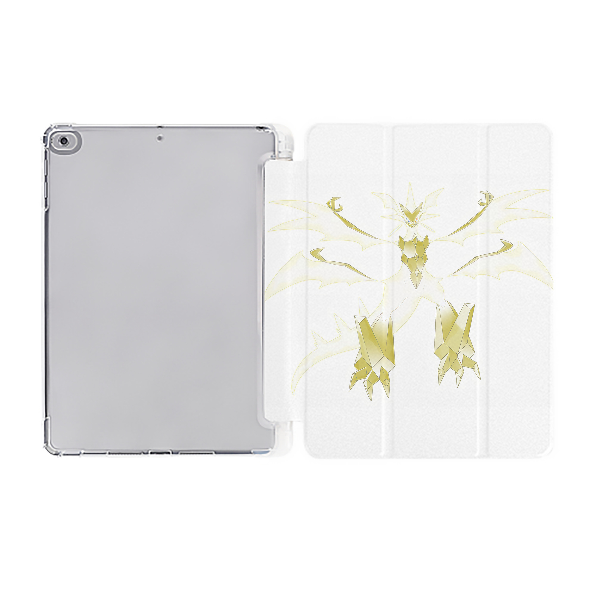 （画像用） ポケットモンスター Pokémon IPad ケース ペン収納付き 三つ折りスタンド PUレザー×シリコン 対応機種9.5/10.5/10.9インチ